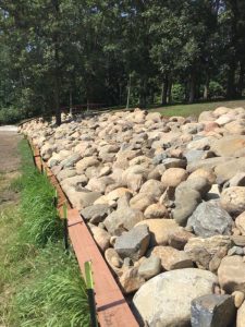 Lakeshore erosion control
